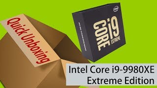 Quick Unboxing  Intel Core i99980XE Extreme Edition  2000 CPU [upl. by Netaf]