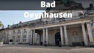 Bad Oeynhausen Germany Walk through a German spa town 4K [upl. by Yenots603]