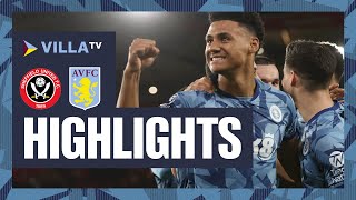 MATCH HIGHLIGHTS  Sheffield United 05 Aston Villa [upl. by Hajar]