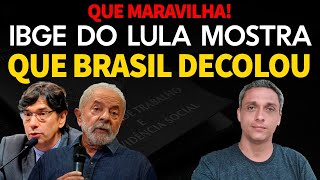 QUE MARAVILHA PIB subindo e desemprego caindo Entenda como LULA mente para o Brasil [upl. by Alisan]