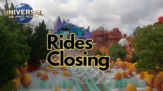 Universal Orlando Ride closures and Passholder Appreciation Days [upl. by Anbul]