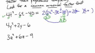 How to Factor Trinomials with GCF [upl. by Anglim]