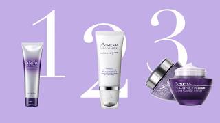 ANEW Platinum Skincare Regimen  Avon [upl. by Anama357]