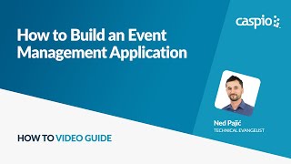 Building an Event Management Application [upl. by Htebaile962]