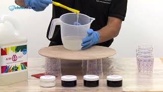 How to use UltraCast XT epoxy art resin for resin art projects [upl. by Rahr]