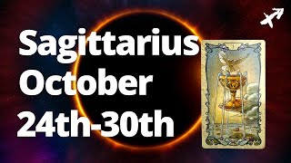 SAGITTARIUS  THIS CHANGES EVERYTHING Time to Go For It October 24th  20th Tarot Reading [upl. by Erialb]