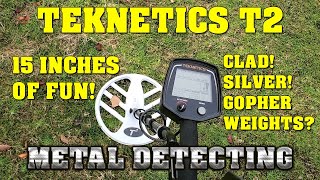 Metal Detecting Teknetics T2 LTD  15 Inches of Fun [upl. by Ynnob]