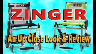 Zinger Electric Chair A Close Up View amp Review in 4K Worlds Lightest Electric Chair [upl. by Eylatan]