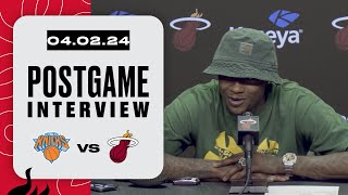 Postgame Interview Haywood Highsmith Terry Rozier III [upl. by Anelad]