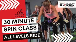 30 Minute Spin® Class  FAT TORCHING Indoor Cycling Workout for BEGINNERS amp ALL LEVELS [upl. by Vigen]