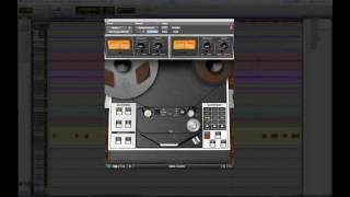 Ampex ATR102 Mastering Tape Recorder PlugIn Trailer for UAD2 [upl. by Lak]