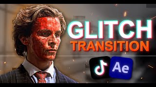 HOW TO Glitch Transition Effect I After Effects Tutorial [upl. by Diraf]