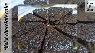 Moist Chocolate sponge cake recipe by Cook and Bake 1eggno beater needed Easy recipe [upl. by Michale592]