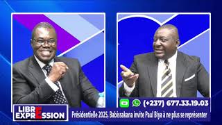 Présidentielle 2025  Babissakana demande à Paul Biya de ne plus se représenter [upl. by Gibun]