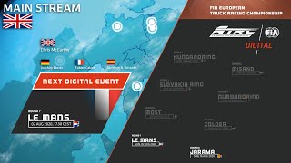 ETRC Digital Racing Challenge  7 Le Mans  MAIN Stream English [upl. by Airotkciv]