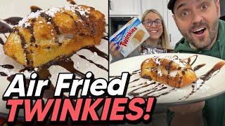 You gotta try this Stuffed Air Fried Twinkies [upl. by Ainoda]