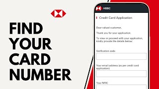 How to Find your Card Number on HSBC App [upl. by Leitman887]