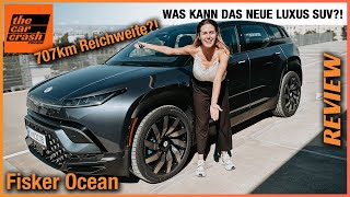 Fisker Ocean im Fahrbericht 2023 Was kann das NEUE Elektro SUV mit 707km Reichweite Review  Test [upl. by Akemal]