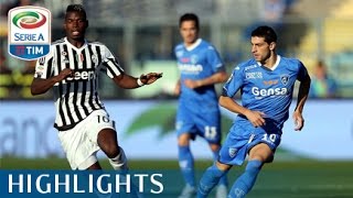 Empoli  Juventus 13  Highlights  Matchday 12  Serie A TIM 201516 [upl. by Rezal417]