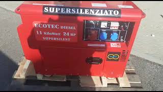 Generatore di corrente diesel 11 kw [upl. by Gilboa64]