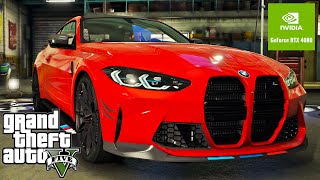 BMW M4 G82 Kith tuning and test drive  GTA V RTX 4080 [upl. by Lazaruk]