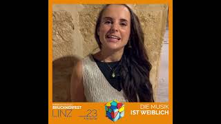 Andrea Motis Int Brucknerfest Linz 2023 Videobotschaft [upl. by Euqor137]