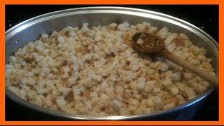 How to Make a Stuffed Turkey with Filling for Thanksgiving  Part 2 the Filling [upl. by Niajneb770]