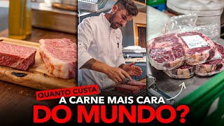 QUANTO CUSTA A CARNE MAIS CARA DO MUNDO EM PORTUGAL 🥩🇵🇹 entende como e onde comprar [upl. by Kacy767]