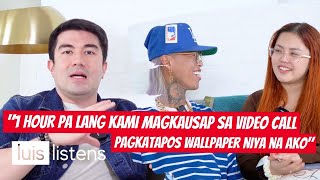 LUIS LISTENS TO WHAMOS amp ANTONETTE 1 hour pa lang magkausap wallpaper na niya ako  Luis Manzano [upl. by Dalston]