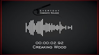 Creaking Wood  HQ Sound Effects [upl. by Nylrahc]