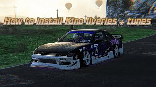 How to install Kino liveries  tunes for CarX Drift Racing Online 2022 [upl. by Iden988]