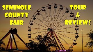 Seminole County Fair Tour amp Review Featuring Rides Food amp More [upl. by Tterraj]