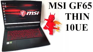 MSI GF65 THIN 10UE Review  Powerful Gaming Laptop on Budget [upl. by Malek]