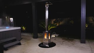 Big Timber  Wood Pellet Patio Heater Overview [upl. by Ecreip]