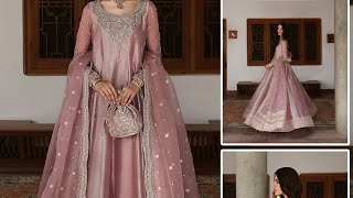 Faiza Saqlian Luxury Formals Wedding Maxi Tea Pink for order 923218746441 fashion fypシ゚viral [upl. by Arabeila]