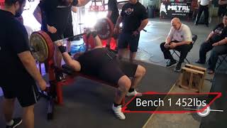 Brian Bailey GPC Canadian Powerlifting Championships May 6 2018 [upl. by Yettie]