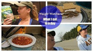 Weight Watchers  What I eat in a day [upl. by Enovaj]