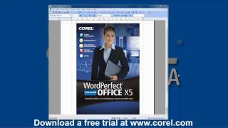 dat file Watch how easy it is to use Corel WordPerfect Office to open a dat file [upl. by Htor]