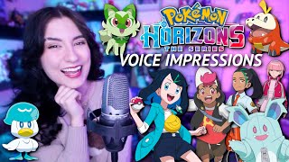 Pokémon Horizons VOICE IMPRESSIONS [upl. by Pearlman296]