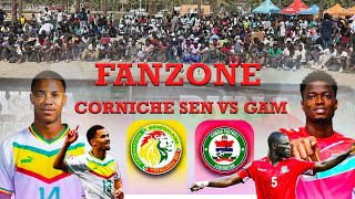 🛑DIRECT FANZONE CORNICHE  SENEGAL VS GAMBIE [upl. by Pufahl]