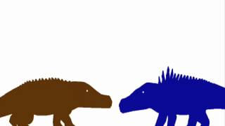 Walking with Dinosaurs Trex vs Ankylosaurus REMAKE [upl. by Euginom]