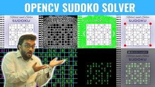 OpenCV Sudoku Solver Step by Step [upl. by Lynde]