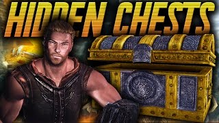 Skyrim Remastered  TOP 5 Most Valuable Hidden Chests 1 Secret Chests in Skyrim [upl. by Nadiya8]