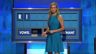 Amazing Countdown moment as Rachel Riley spells her name at odds of over 448 million to 1 [upl. by Viquelia591]