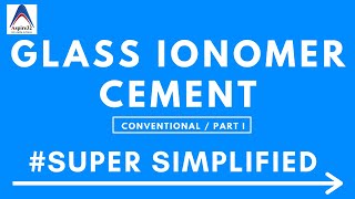 Glass Ionomer Cement  Dental Cement [upl. by Lyrehc]