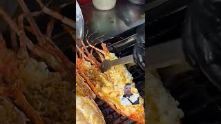 Grilled lobster streetfood seafood lobster food [upl. by Ahsile]