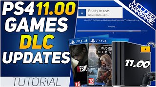 Installing PS4 Games DLC amp Updates on the 1100 Jailbreak [upl. by Torrance772]