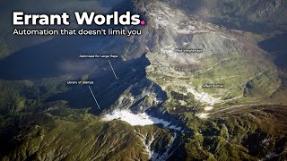 Errant Worlds  Teaser  New Procedural Tools for Unreal Engine  Now available [upl. by Ieluuk]