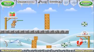 Gibbets Santa in Trouble Walkthrough All Levels 148 [upl. by Aihsein30]