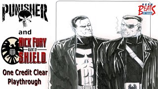 The Punisher and Nick Fury OpenBOR  1CC Playthrough [upl. by Nnairret36]